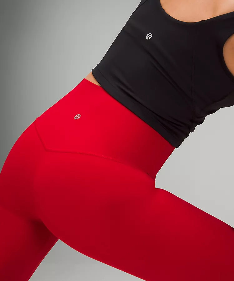 Lulu™ Define Jacket & High Rise Align Pant (Red)