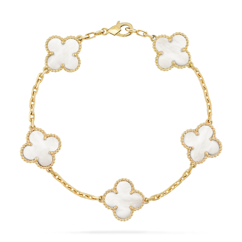 Manse Floralux Clover Bracelet - White