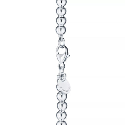 Heart Bead Braclet - Pink